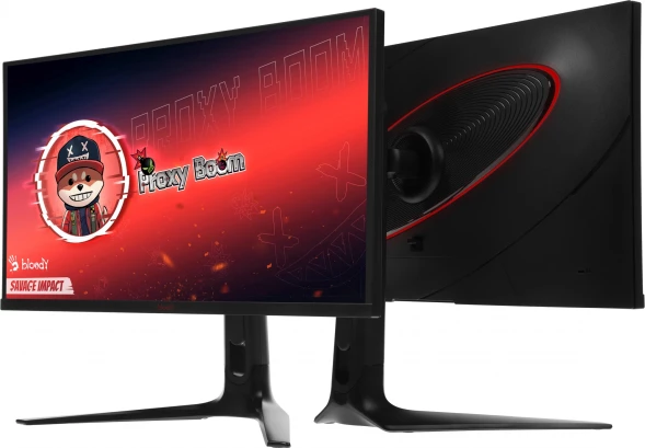 Монитор Bloody 27&amp;quot; MN272U черный IPS LED 1ms 16:9 HDMI M/M матовая HAS 400cd 178гр/178гр 3840x2160 160Hz G-Sync FreeSync DP 4K 6.5кг