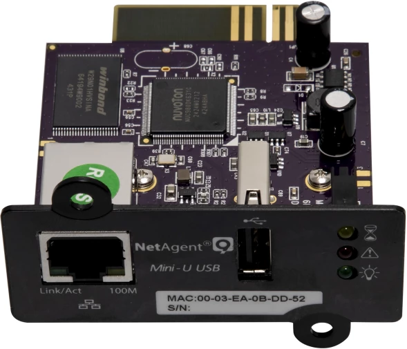 Адаптер SNMP Powercom DS807 10M/100M 1-port Internal NetAgent USB