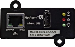 Адаптер SNMP Powercom DS807 10M/100M 1-port Internal NetAgent USB