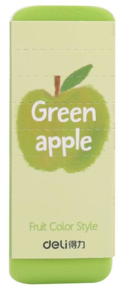 Ластик Deli 71050 108х40х12мм ассорти индивидуальная картонная упаковка