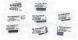 Комплект роликов Cactus CS-BRA-HP-LJ4250 (RM1-0699(1)/RL1-0007(1)/RM1-0036(2)/RL1-0019(1)/RM1-0037-(4)) для HP LJ 4200/4250/4300/4350