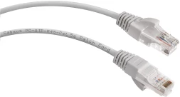 Патч-корд Cabeus PC-UTP-RJ45-CAT.5E-10M U/UTP RJ-45 вил.-вилка RJ-45 кат.5E 10м серый ПВХ