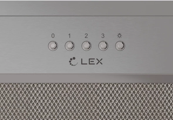 Вытяжка встраиваемая Lex Hyper 600 IX нержавеющая сталь управление: кнопочное (1 мотор)
