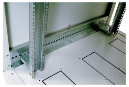 Шкаф коммутационный ЦМО (ШТК-М-42.8.8-1ААА) напольный 42U 800x800мм пер.дв.стекл задн.дв.стал.лист 2 бок.пан. направл.под закл.гайки 1010кг серый 655мм 123.3кг 180град. 2030мм