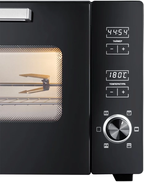 Мини-печь Hyundai MIO-HY100 38л. 1800Вт черный