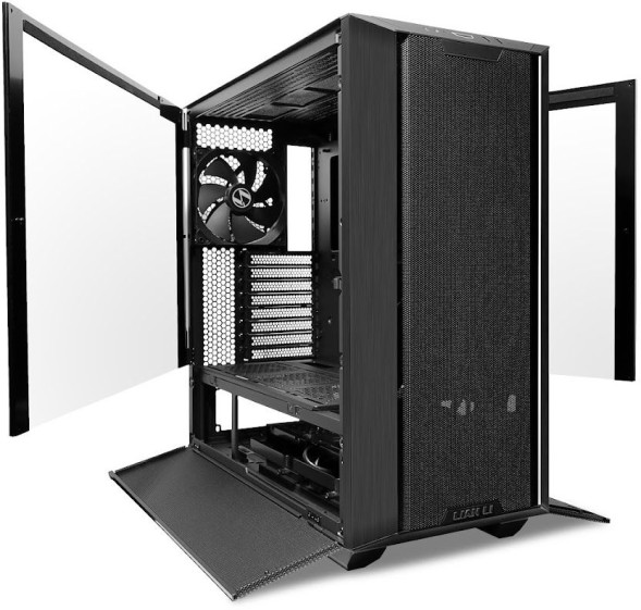 Корпус Lian-Li Lancool III черный без БП ATX 10x120mm 3x140mm 2xUSB3.0 audio bott PSU