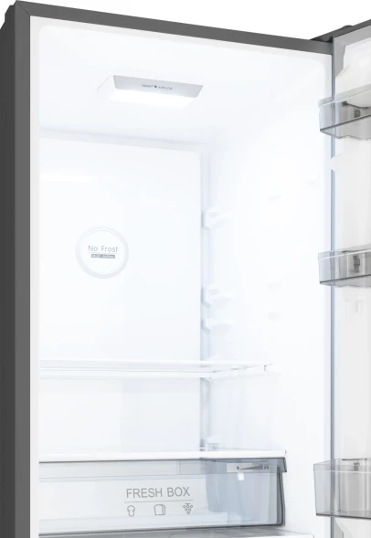 Холодильник Weissgauff WRK 2010 Full NoFrost Inverter Dark 2-хкамерн. серый инвертер