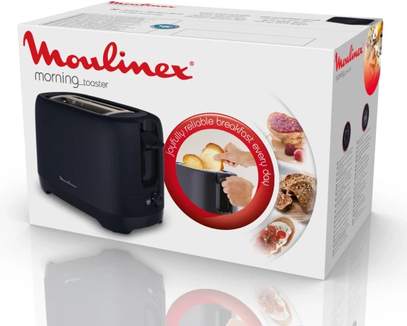 Тостер Moulinex Morning LT2M0810 850Вт черный
