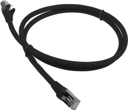 Патч-корд Lanmaster LAN-PC45/S6A-2.0-BK FTP RJ-45 вил.-вилка RJ-45 кат.6A 2м черный LSZH