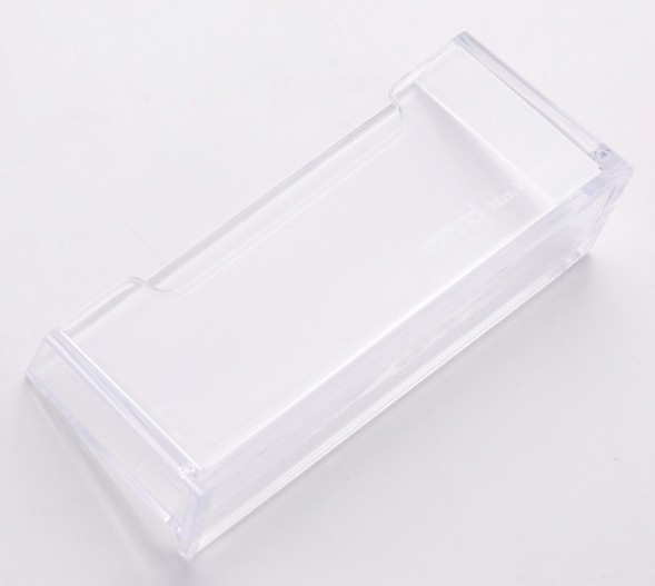 Подставка Deli E7623 для визиток 100х38х82мм прозрачный