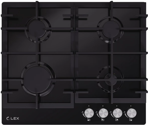 Газовая варочная поверхность Lex Hi-tech Gve 641 Bl Matt Edition черный