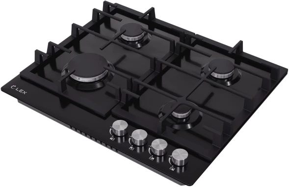 Газовая варочная поверхность Lex Hi-tech Gve 641 Bl Matt Edition черный