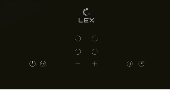 Варочная поверхность Lex EVH 640A BL черный