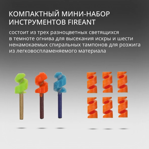 Набор кресал для пероч.ножа Victorinox FireAnt (4.1330.B1) ассорти блистер (упак.:3шт)