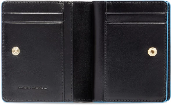 Кошелек женский Piquadro Blue Square PD6660B2R/N черный натур.кожа
