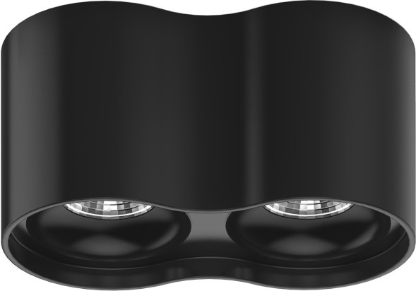 Светильник Gauss Overhead HD033 потолоч. 24Вт 3000K цв.св.:белый теплый черный