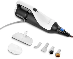 Швабра паровая Kitfort КТ-1066 1500Вт черный/белый