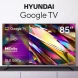 Телевизор LED Hyundai 85&amp;quot; H-LED85BU7011 Google TV черный 4K Ultra HD 60Hz MEMC DVB-T DVB-T2 DVB-C DVB-S DVB-S2 USB WiFi Smart TV
