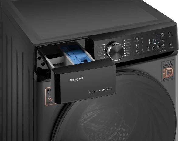 Стиральная машина Weissgauff WM 59411 класс: A+++ загр.фронтальная макс.:11кг темно-серый