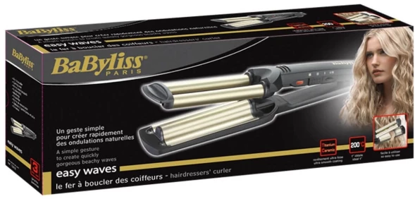Щипцы Babyliss C260E 30Вт макс.темп.:200С покрытие:керамическое черный