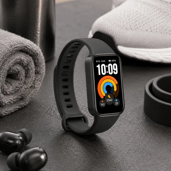 Фитнес-трекер Xiaomi Smart Band 11 Active TFT корп.:черный рем.:черный (BHR09AEGL)