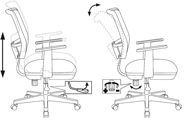 Кресло детское Бюрократ Ch-W797 салатовый TW-03A сиденье салатовый TW-18 сетка/ткань крестов. пластик пластик белый