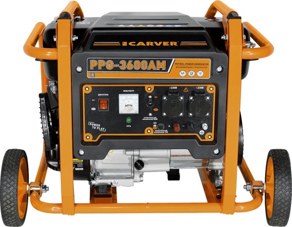 Генератор Carver PPG- 3600AM 2.8кВт