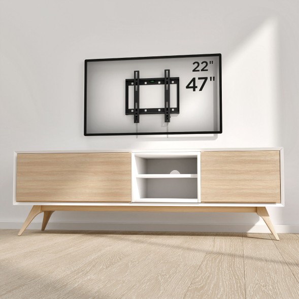 Кронштейн для телевизора Holder LCD-F2608 черный 22&amp;quot;-47&amp;quot; макс.40кг настенный фиксированный