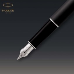 Ручка перьев. Parker Sonnet Core F529 (CW1931521) Matte Black CT F сталь нержавеющая подар.кор.