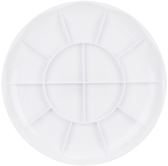 Палитра для смешивания красок Deli 68306 D190мм пластик