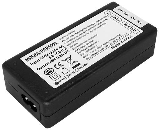 Инжектор PoE Digma DNP30W48GTAP 10/100/1000BASE-T 30Вт 100-240В(АС)