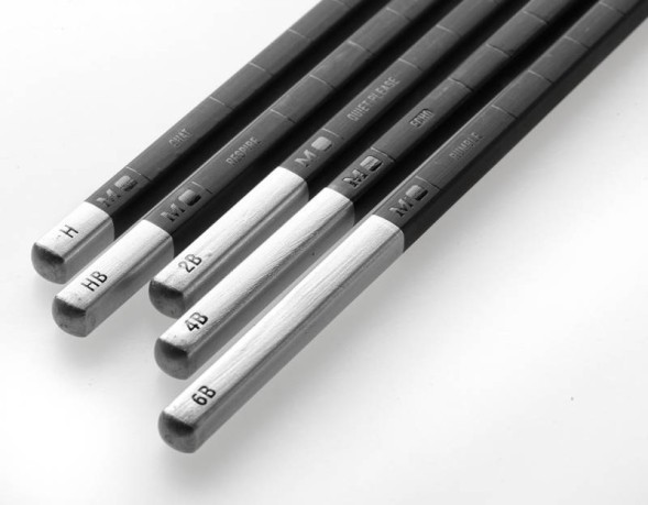 Набор карандашей ч/г Moleskine DRAWING SET EW7P05GPHA мет.кор. 5 кар.H/HB/2B/4B/6B