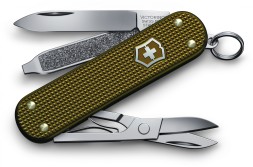 Нож перочинный Victorinox Classic SD Alox L E 2024 (0.6221.L24) 58мм 5функц. коричневый без чехла подар.коробка