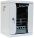 Шкаф коммутационный ЦМО (ШРН-8.255-10) настенный 8U 320x305мм пер.дв.стекл серый 255мм 8.1кг 180град. 420мм