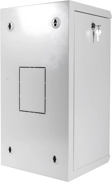 Шкаф коммутационный ЦМО (ШРН-8.255-10) настенный 8U 320x305мм пер.дв.стекл серый 255мм 8.1кг 180град. 420мм
