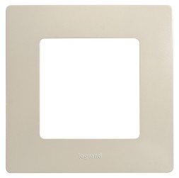 Рамка Legrand Etika 672511 накладная 1x ABS пластик слоновая кость