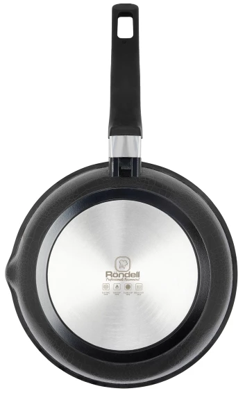 Сковорода Rondell Escurion RDA-867 круглая 24см покрытие: Xylan Plus ручка съемная (без крышки) черный