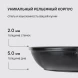 Сковорода Rondell Escurion RDA-867 круглая 24см покрытие: Xylan Plus ручка съемная (без крышки) черный