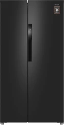 Холодильник Weissgauff WSBS 550 Built-in NoFrost Inverter 2-хкамерн. черный инвертер