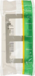 Рамка Schneider Electric Glossa GSL000206 накладная 2x вертикальный монтаж пластик бежевый