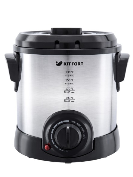 Фритюрница Kitfort КТ-2011 1200Вт серебристый/черный