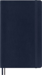 Блокнот Moleskine CLASSIC SOFT EXPENDED QP616EXPB20 Large 130х210мм 400стр. линейка мягкая обложка синий сапфир