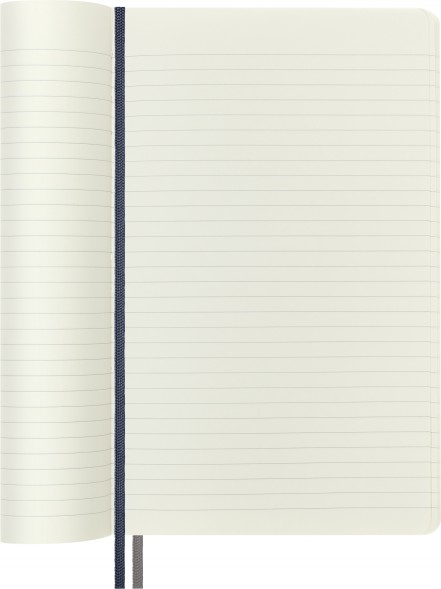 Блокнот Moleskine CLASSIC SOFT EXPENDED QP616EXPB20 Large 130х210мм 400стр. линейка мягкая обложка синий сапфир