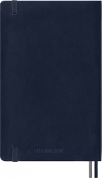 Блокнот Moleskine CLASSIC SOFT EXPENDED QP616EXPB20 Large 130х210мм 400стр. линейка мягкая обложка синий сапфир