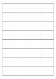 Этикетки Lomond 2100205 A4 16.9x48.5мм/50л./белый