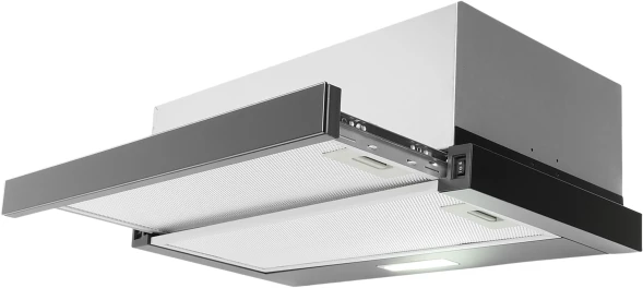 Вытяжка встраиваемая Hyundai HBH 6235 BG черный управление: кулисные переключатели (1 мотор)