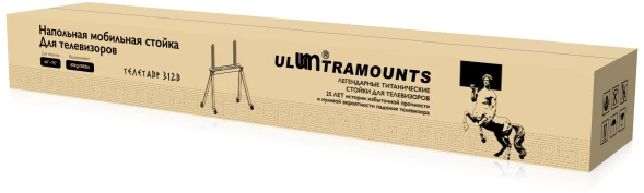Стойка для телевизора Ultramounts UM312B черный 49&amp;quot;-75&amp;quot; макс.40кг напольный