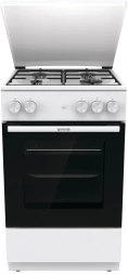 Плита Газовая Gorenje GG5A14WJ белый (металлическая крышка) реш.сталь