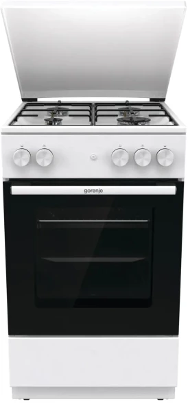 Плита Газовая Gorenje GG5A14WJ белый (металлическая крышка) реш.сталь