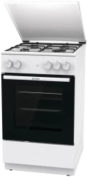 Плита Газовая Gorenje GG5A14WJ белый (металлическая крышка) реш.сталь